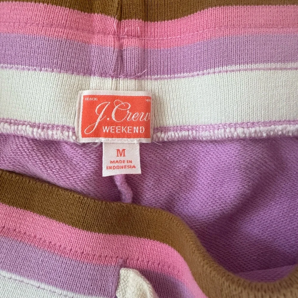J.Crew Weekend Striped rib track short